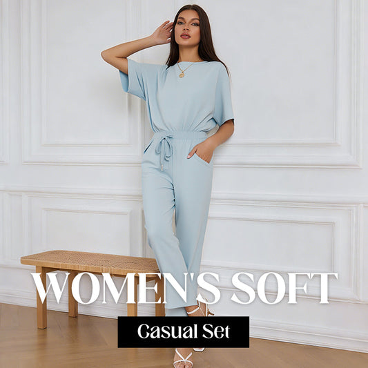 🌸2025 New Arrival 💖 Women's Soft Casual Top and Pants Set