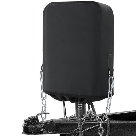 🚙RV Tongue Jack Cover Waterproof – Electric Jack Protector with Chain Hooks for Campers, Trailers & Motorhomes