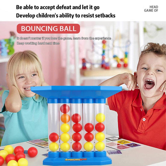 🏆Flash Sale⚡50K+ SOLD! Almost Gone-💥Bounce & Shoot 4-Ball Launcher Toy – 3D Tabletop Game for Multiplayer Fun, Interactive Jumping Ball Challenge