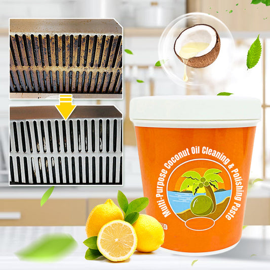 🌞Summer Sale 50% OFF🔥Multi-Purpose Coconut Oil Cleaning & Polishing Paste