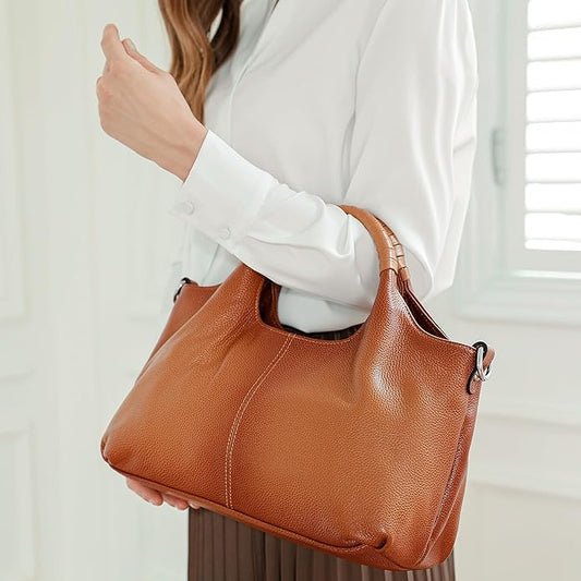 👜👛Leather Satchel Hobo Top Handle Tote Handbags
