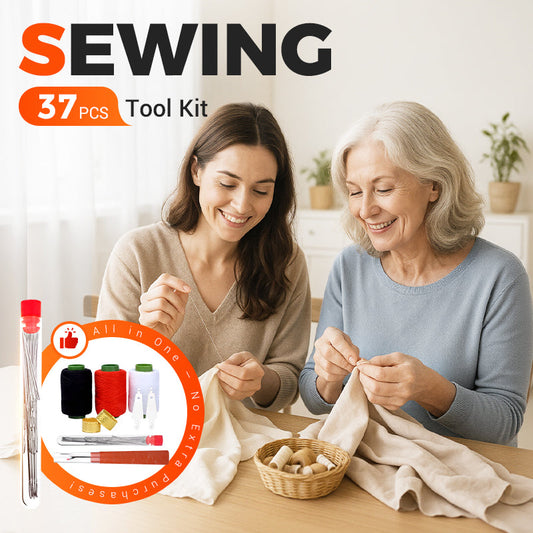 🧵37PCS Sewing Tool Set🪡 Thread in 1 Second-Sew happy & Sew easy
