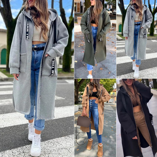 🔥49% OFF✨ Women's Hooded Long Sweatshirt