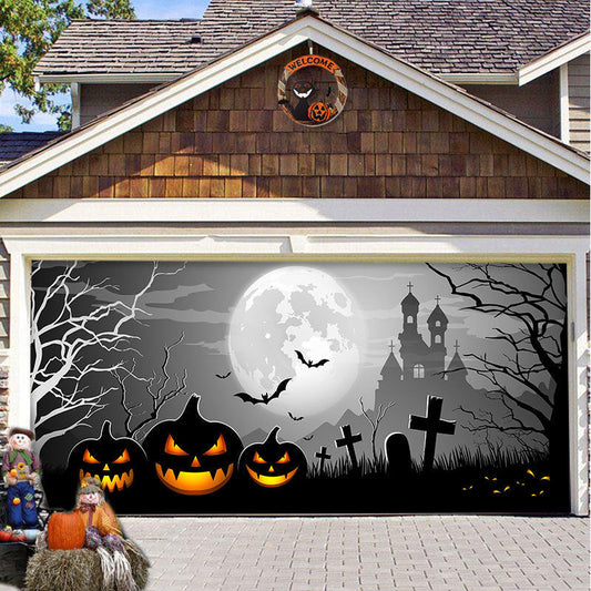 Halloween 2025 Garage Door Decoration