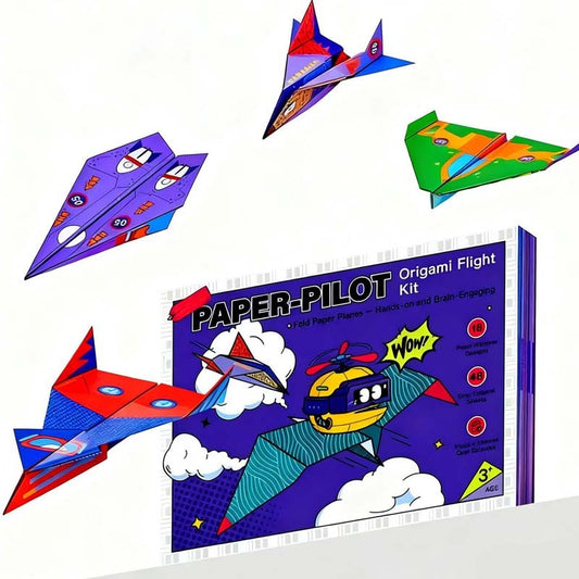 🎁🎄🛩️Creative DIY Paper Airplane Set For Kids