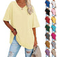 🌷2026 Summer Sale 50% OFF☀️👚Women's V Neck T Shirts✨