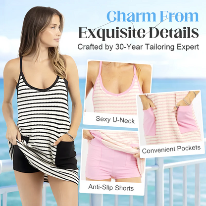 🥳2026 HOT SALE🥳💞50K+ SOLD!🔥👗Women's Sleeveless Summer Dress with Shorts🌞🌸