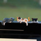 🔥Buy More Save More🔥Hand-Painted Mini Cat Desk Figurines – Set of 5 Cute Cartoon Kitty Companions