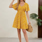 🌞2025 New Arrivals🔥Women's Cute Smocked V Neck Flutter Sleeve Mini Dress with Pockets
