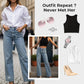 ✨ 60% OFF! 💎 RHINESTONE JEANS - Straight Leg & Stretch Fit, Embellished Detailing for a Chic Look, Versatile for Day to Night Style 🌟👖