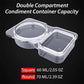 🔥HOT SALE🔥Double Compartment Snack Containers With Lids
