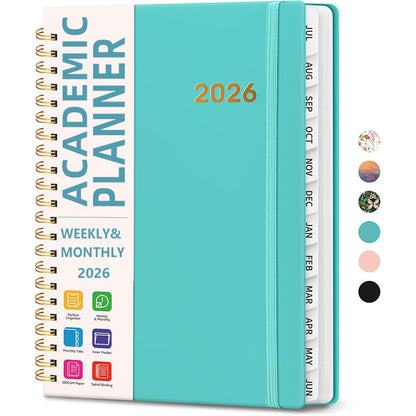 📅✍️2026 Spiral Bound A5 Planner with Monthly Tabs🎁