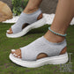 🏖️Summer Hot Sale 60% OFF🏝️👡Women's Breathable Knit Platform Sandals🎁