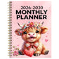 🥳💞74K+ SOLD🐮Buy 1 Get 1 Free💥2026/27–2030 Monthly Planner✨Cute Highland Cow 4/5-Year Calendar | Large Monthly Blocks for Long-Term Planning🎁