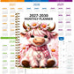 🥳💞74K+ SOLD🐮Buy 1 Get 1 Free💥2026/27–2030 Monthly Planner✨Cute Highland Cow 4/5-Year Calendar | Large Monthly Blocks for Long-Term Planning🎁