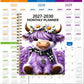 🥳💞74K+ SOLD🐮Buy 1 Get 1 Free💥2026/27–2030 Monthly Planner✨Cute Highland Cow 4/5-Year Calendar | Large Monthly Blocks for Long-Term Planning🎁