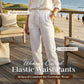 ⏳Limited-time 60% off🌸Women's Elastic Waist Cotton Linen Casual Pants