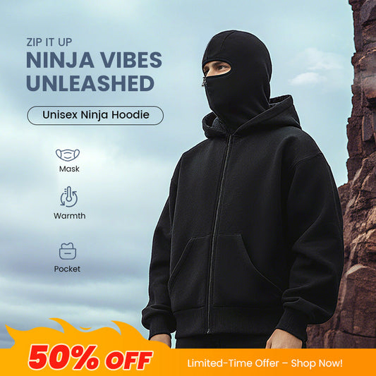 🎅 HOLIDAY HAUL SALE🥷Ninja Zip-Up Hoodie for Men & Women🎁