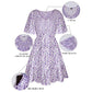 🌞2025 New Arrivals🔥Women's Cute Smocked V Neck Flutter Sleeve Mini Dress with Pockets