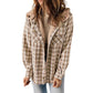 🔥Hot Sale 50% OFF🔥Womens Flannel Plaid Shacket Jacket