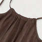 💕Spring Special 60% OFF💃Women's Solid Color Backless Cami Dress👗