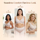 🎅 HOLIDAY HAUL SALE💕Jelly Wireless Womens Comfortable Wireless Bras Push Up Bralettes Seamless Tshirts Bras Deep V Everyday Bras