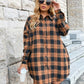 🔥2025 NEW SALES - 50% OFF🔥Women's Button Down Flannel Shirts Plaid Shacket Collared Long Jacket Coats