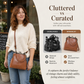 ⏳Time-Limited Special 60% OFF⏰👜👝Vintage Kiss-Lock Bag – 2-in-1 Carry & Organized🎁