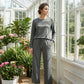 ⏳Limited-time 60% off⏰Women's Crew Neck Top & Drawstring Pants Set👚👖