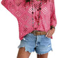 🏖️Summer Hot Sale 60% OFF🏝️👚Women’s Bohemian-Inspired Beige Crochet Top with V-Neck✨