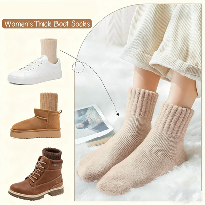 🎅 HOLIDAY HAUL SALE🧦5 Pairs Women's Solid Mid-calf Socks🎁