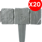 🔥Last Day Sale 60% OFF⏰Imitation Stone Garden Fence – Realistic Look, Easy Install & Expandable Design 🌿✨