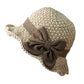 🔥Last Day Sale 60% OFF⏰👒🏖️Elegant Woven Straw Sun Hat with Bow🏝️