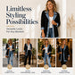 ⌛⏰Last Day 50% OFF🎁🧥Women's Elegant Denim Spliced Ribbed Knit Coat