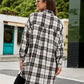 🔥2025 NEW SALES - 50% OFF🔥Women's Button Down Flannel Shirts Plaid Shacket Collared Long Jacket Coats
