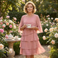 🌸Spring Sale 60% OFF🎁👗Women's Elegant Layered Ruffle Sleeve Dress – Effortless Style for Every Occasion💃