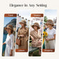 🔥Last Day Sale 60% OFF⏰👒🏖️Elegant Woven Straw Sun Hat with Bow🏝️