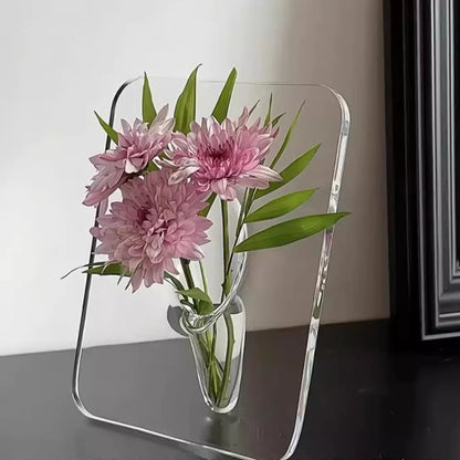 🔥New Design🔥Acrylic photo frame vase