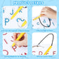 Mom and Teacher Approved👍✏️Double Sided Magnetic Letters Board