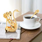🦢✨☕ Creative swan design coffee stirring spoon set (6 spoons)