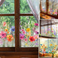 🌸Spring Sale 60% OFF💞Colorful Floral Bouquet Window Sticker🖼️(Cut to size freely)