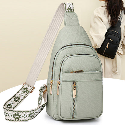 🔥Last Day Sale 60% OFF⏰🎒Women's Vintage PU Leather Chest Bag🎁