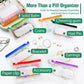 🥳2026 HOT SALE 💥50% OFF🏆💞65K+ SOLD!💊🧳A8 Waterproof Pill Pouch Set – 14 color‑coded pouches, waterproof & crush‑proof shell. Holds 7‑14 days of meds – perfect for travel & daily routines! 🗓️✨