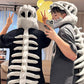 🦖Dinosaur Skeleton Plush Costume Wearable Soft Fossil Outfit for Kids & Adults🎁