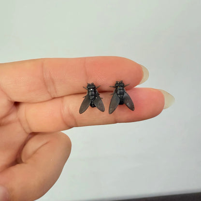 🪰Funny Novelty Abstract Gift🎁Realistic Fly Earrings