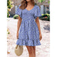 🌞2025 New Arrivals🔥Women's Cute Smocked V Neck Flutter Sleeve Mini Dress with Pockets