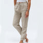 ⏳Limited-time 60% off🌸Women's Elastic Waist Cotton Linen Casual Pants