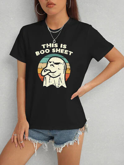 👻This Is Boo Sheet Ghost Retro Halloween Costume Unisex T Shirt👕