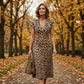 👗New Arrival 60% OFF!🥰🐆Women's V-Neck Leopard Print Dress🎁