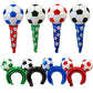 ⚽🏆 50pcs 2026 World Cup Party Set 4 Soccer Headbands 4 Cheer Sticks 🎉🎈 Foil Balloons Photo Backdrop